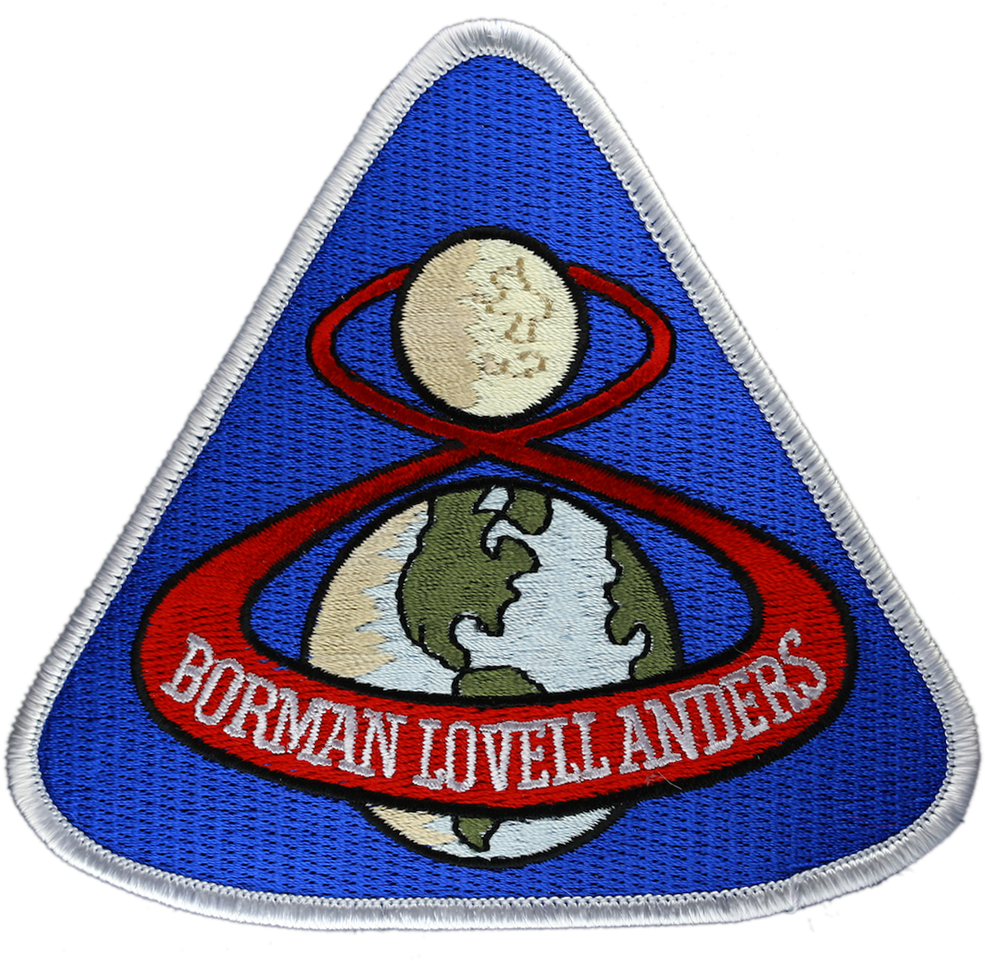 Apollo - Apollo 8 Mission Patch (1000x1000), Png Download