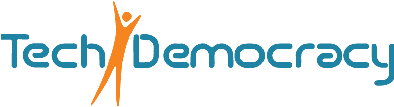 Tech Democracy Logo (800x496), Png Download