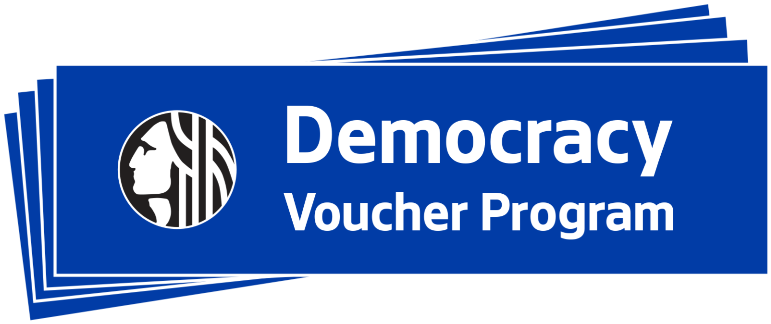 Democracy-voucher - Seattle Democracy Vouchers (1600x670), Png Download