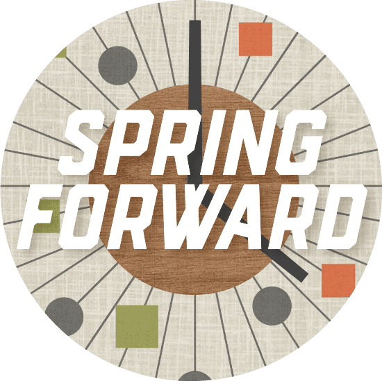 Spring Forward - Circle (550x549), Png Download