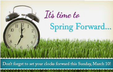 Spring Forward Square Block » Spring Forward Square - Change Your Clock Change Your Battery 2018 (364x364), Png Download