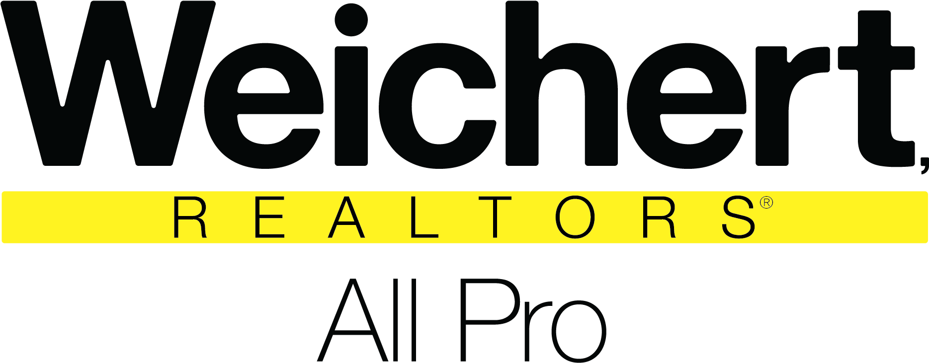 All Pro Homes-the Way Forward - Weichert Realtors Logo (1920x809), Png Download