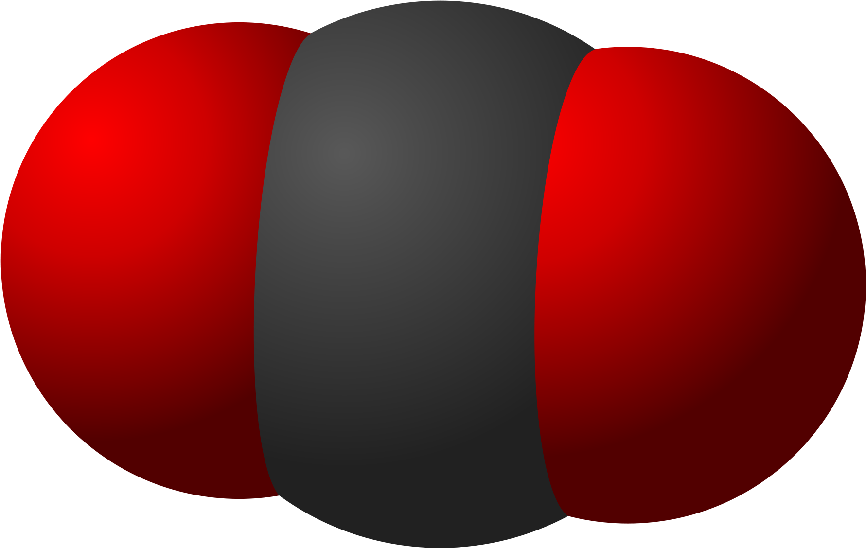 Open - Carbon Dioxide Molecule Vector (2000x1315), Png Download
