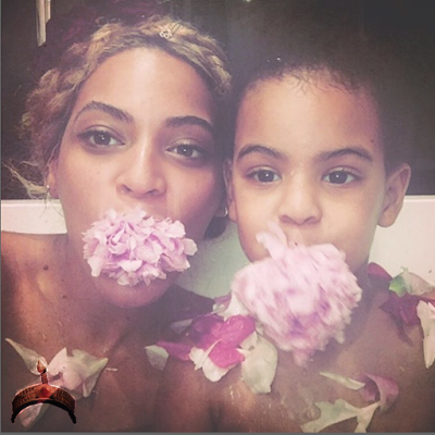 Beyonce - Beyonce With Blue Ivy 2016 (400x400), Png Download