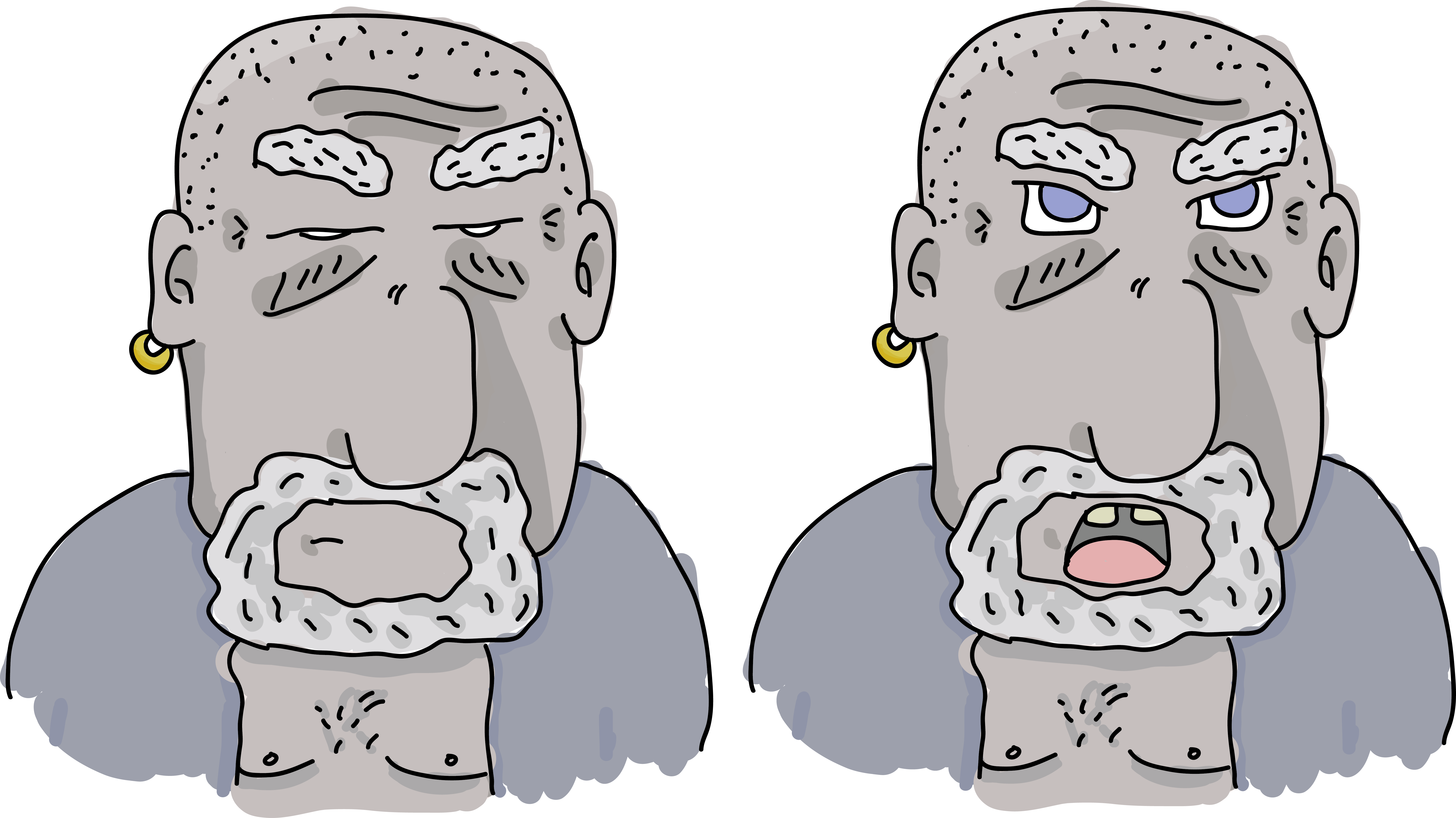 Visuals The Homeless Man - Animation (7015x3944), Png Download