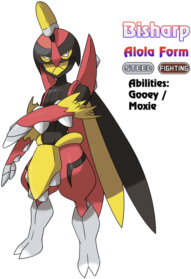 Artalolan Fighting Bisharp [fanmade] By Locomotive111 - Bisharp Alola Form (797x1002), Png Download