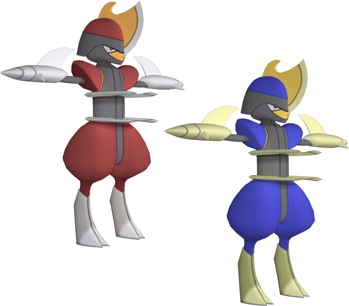 Download Zip Archive - Pokemon Bisharp 3d (750x650), Png Download