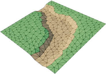 Large 2442 To 2450 Tris Per Object - Low Poly Color Palette Green (480x330), Png Download