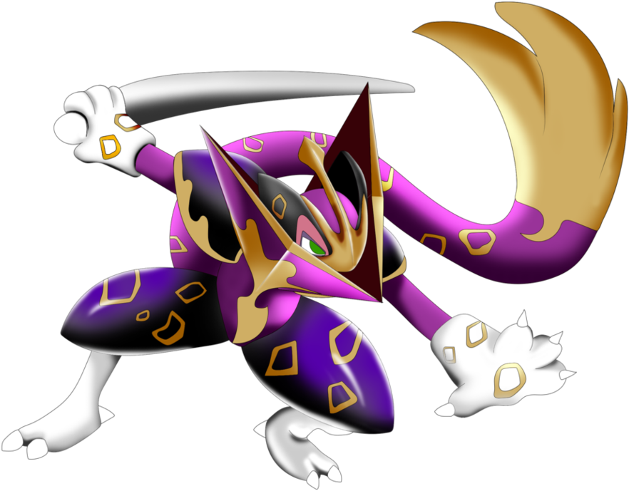 Liesharp By Jordanqv - Greninja And Bisharp Fusion (978x816), Png Download