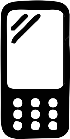 Mob - Mobile Phone Icons Vector (500x500), Png Download