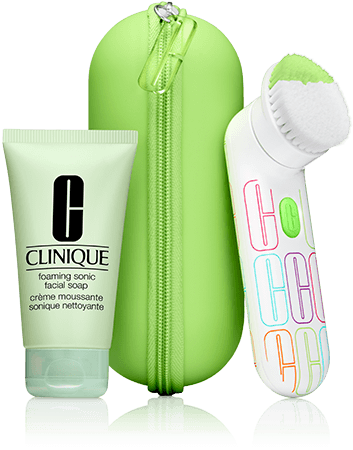 Cleansing By Clinique Sonic Gift Set - Clinique Dramatically Different Moisturizing Gel 4.2 (402x464), Png Download