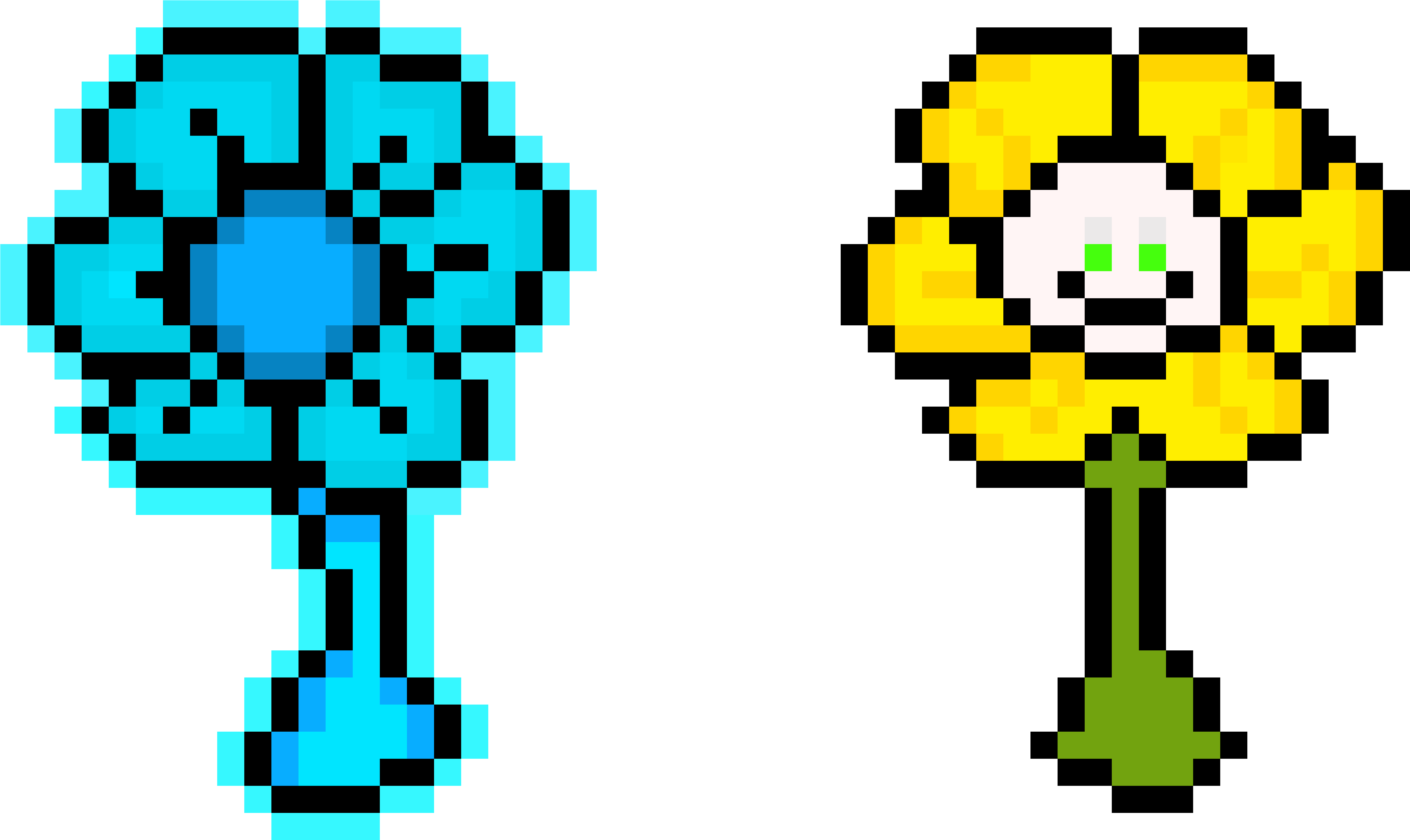 Flowey And Echo Flower - God Flowey (4680x2970), Png Download