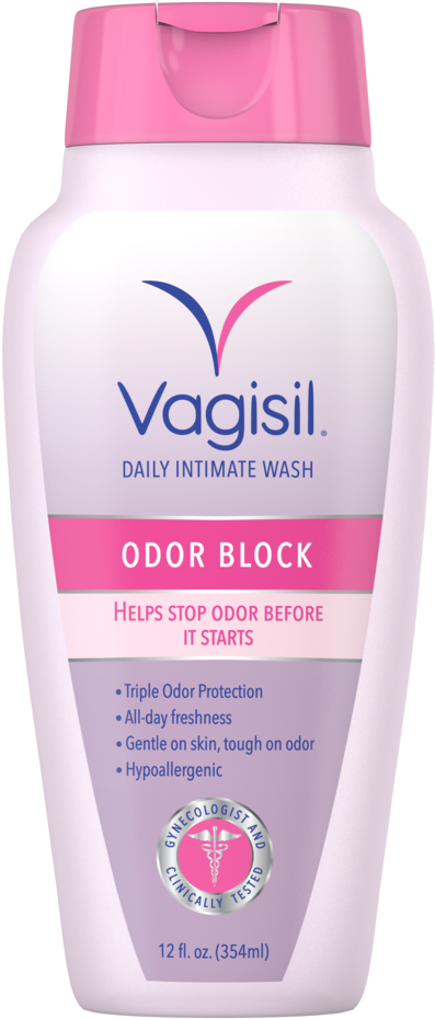 Vagisil Odor Block Daily Intimate Vaginal Wash, For - Vagisil Wash Odor Block (960x960), Png Download