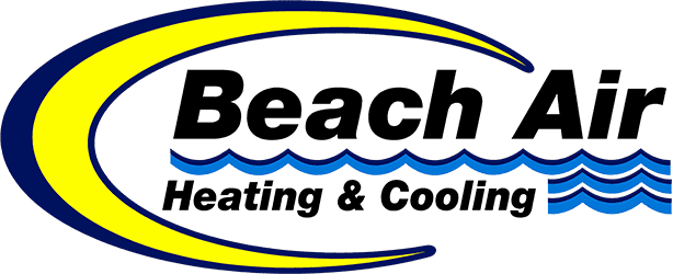 Beach Air Heating And Cooling (614x250), Png Download