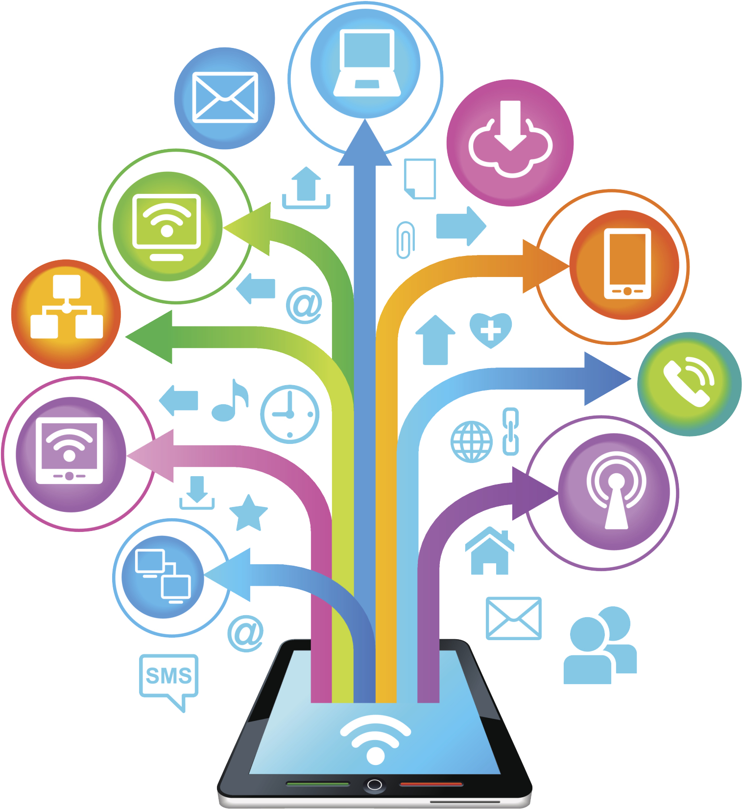 Mob - Access To Information Clipart (1684x1784), Png Download