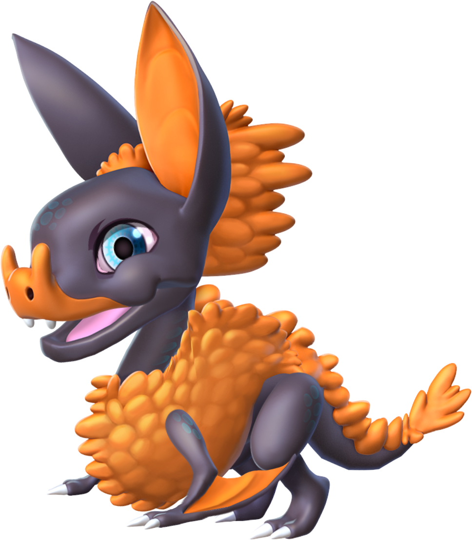 Echo Dragon Baby - Portable Network Graphics (968x1108), Png Download