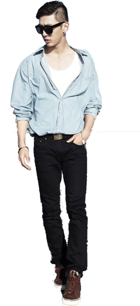 Real Story Pre-debut Yongguk B - Photo Shoot (1024x647), Png Download