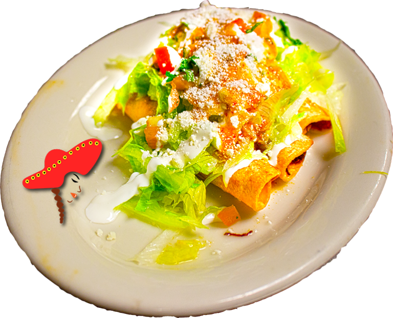 Flautas/taquitos/tacos Dorados- Linda's Downtown Sacramento - Taquito (768x623), Png Download