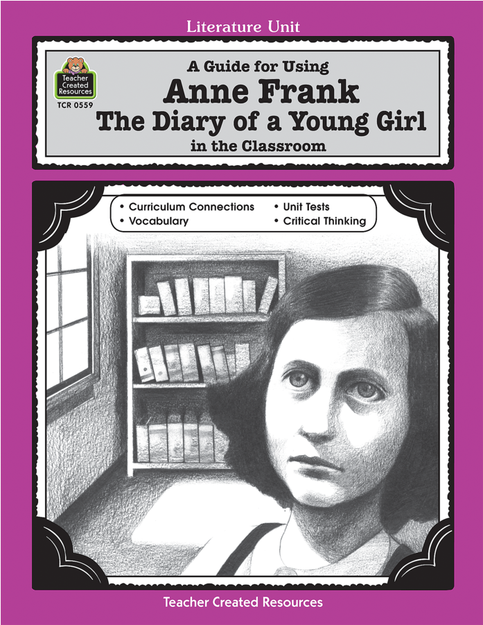 Tcr0559 A Guide For Using Anne Frank - Diary Of A Young Girl (900x900), Png Download