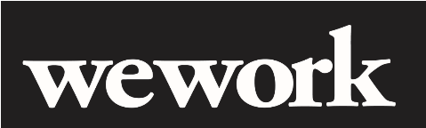 Full Size - 528×240px - Wework High Res Logo (528x240), Png Download