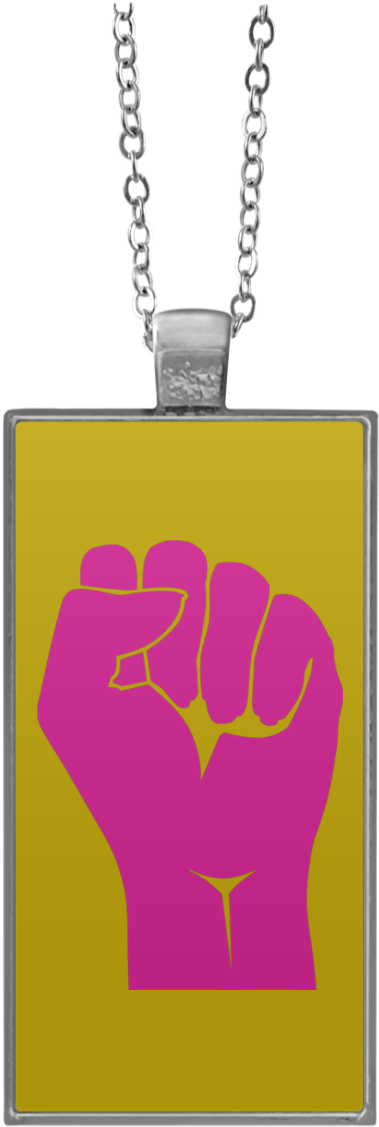 Clenched Fist Un4682 Rectangle Necklace - I'm Here For The Sex Baby Shower Gender Reveal Shirt (1155x1155), Png Download