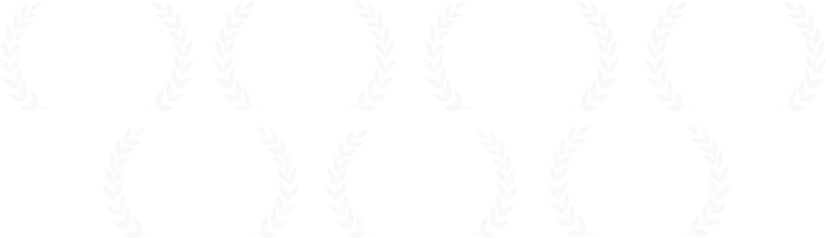 Stand March Bloglaurals - Film Festival Award White (2870x828), Png Download