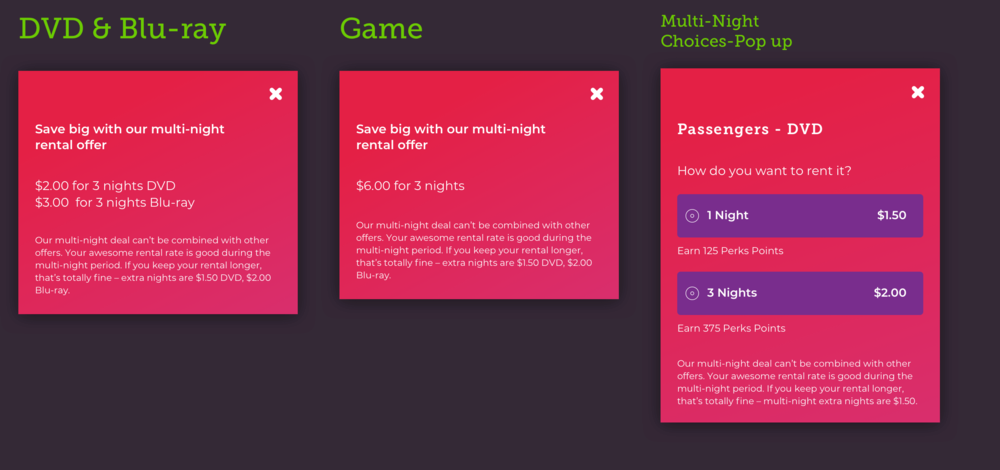 Multi Night Info Pop Up Movie - Film (1000x470), Png Download