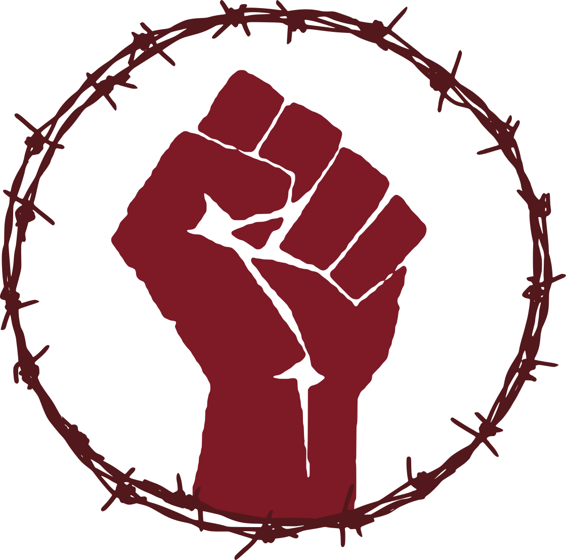 The Raised Fist, Or The Clenched Fist, Is A Symbol - Power And Conflict Poetry (1119x1107), Png Download
