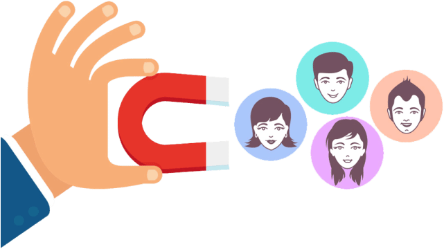 Contato - Attract Customers Png (640x381), Png Download