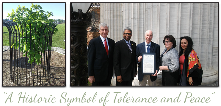 The Southern Cayuga Anne Frank Tree Project Is Proud - Anne Frank Tree (760x400), Png Download