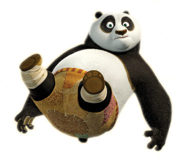 2965 Render Po - Kung Fu Panda Vector (385x347), Png Download