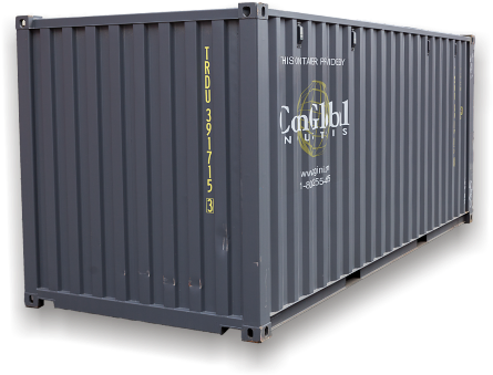 20 Foot New Container - Intermodal Container (495x400), Png Download