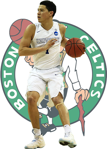 Devin Booker, Sg Kentucky Ht - Boston Celtics 184px Logo (484x484), Png Download
