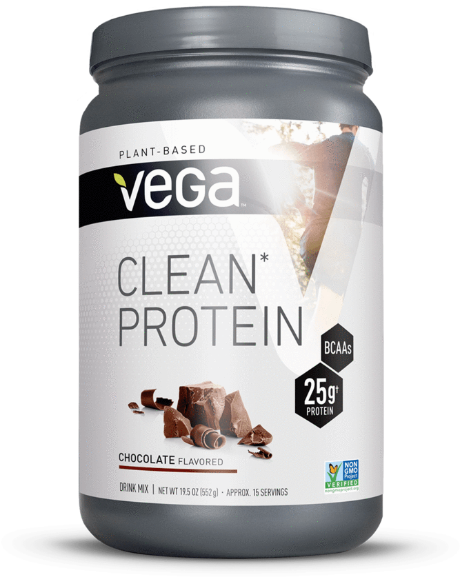 Vega® Clean* Protein - Vega Plant-based Clean Protein Chocolate - 15 Servings (1120x1120), Png Download