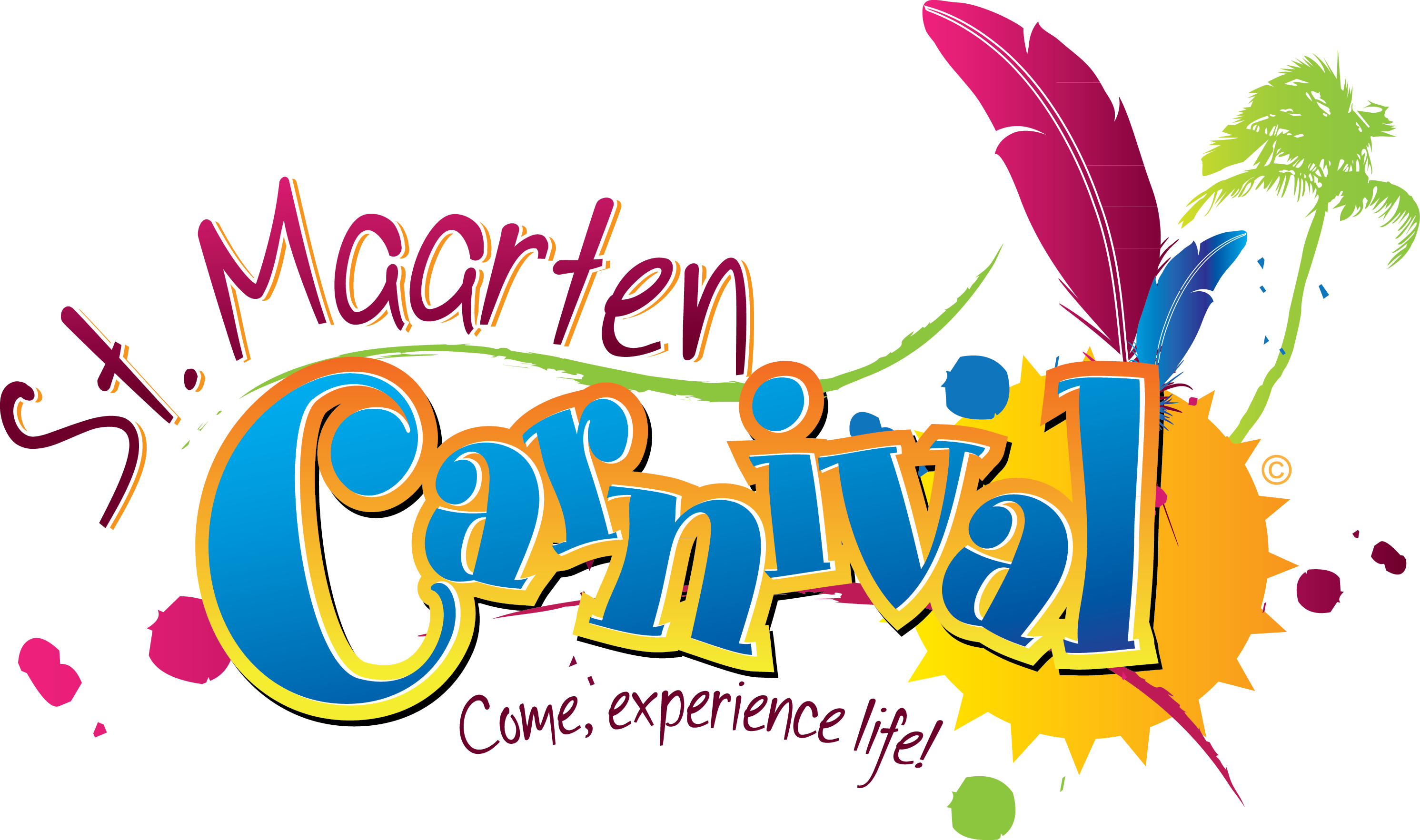 St Maarten Carnival Logo (2983x1765), Png Download