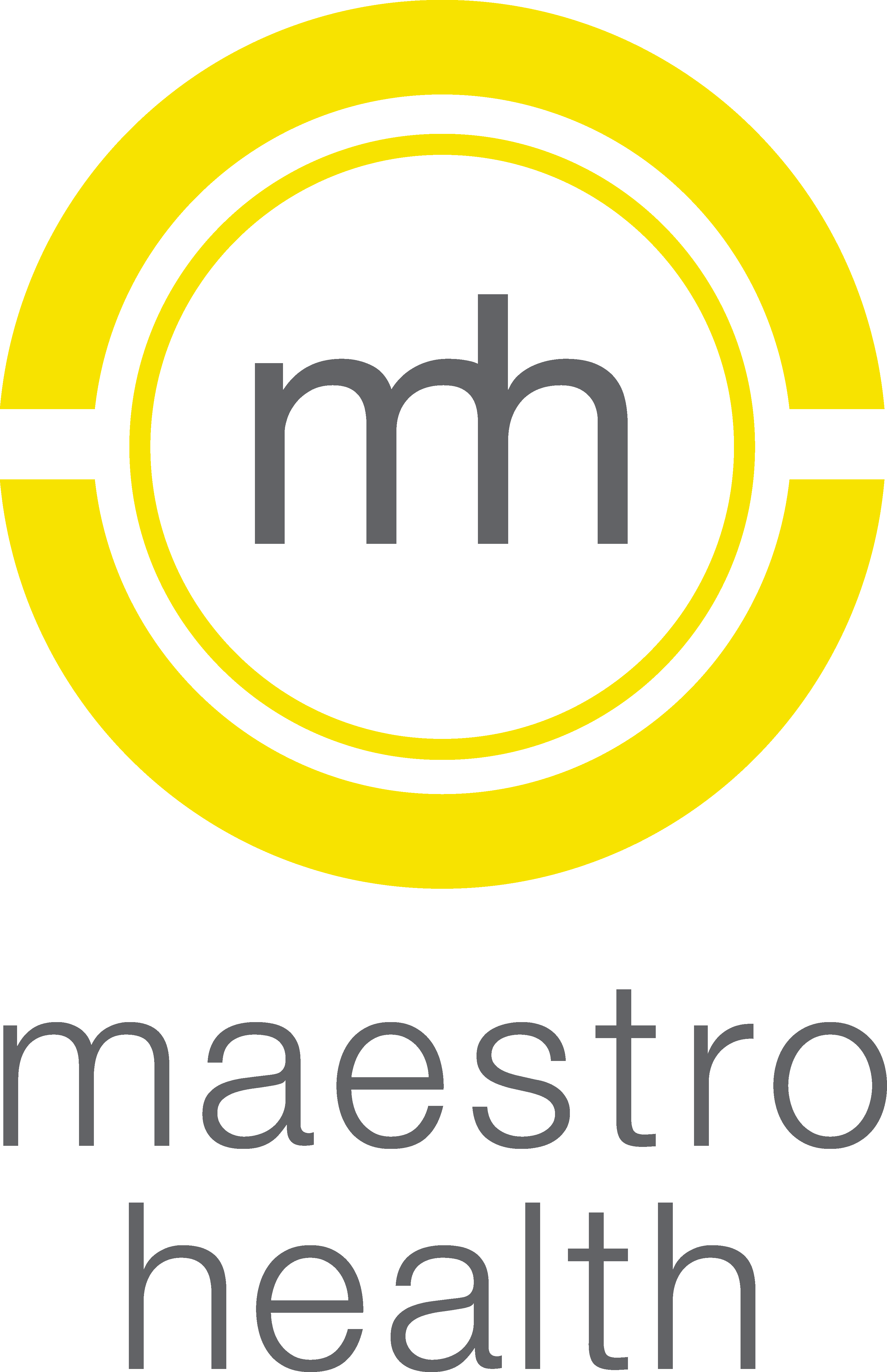 Yellow & Grey - Maestro Health (3222x4980), Png Download