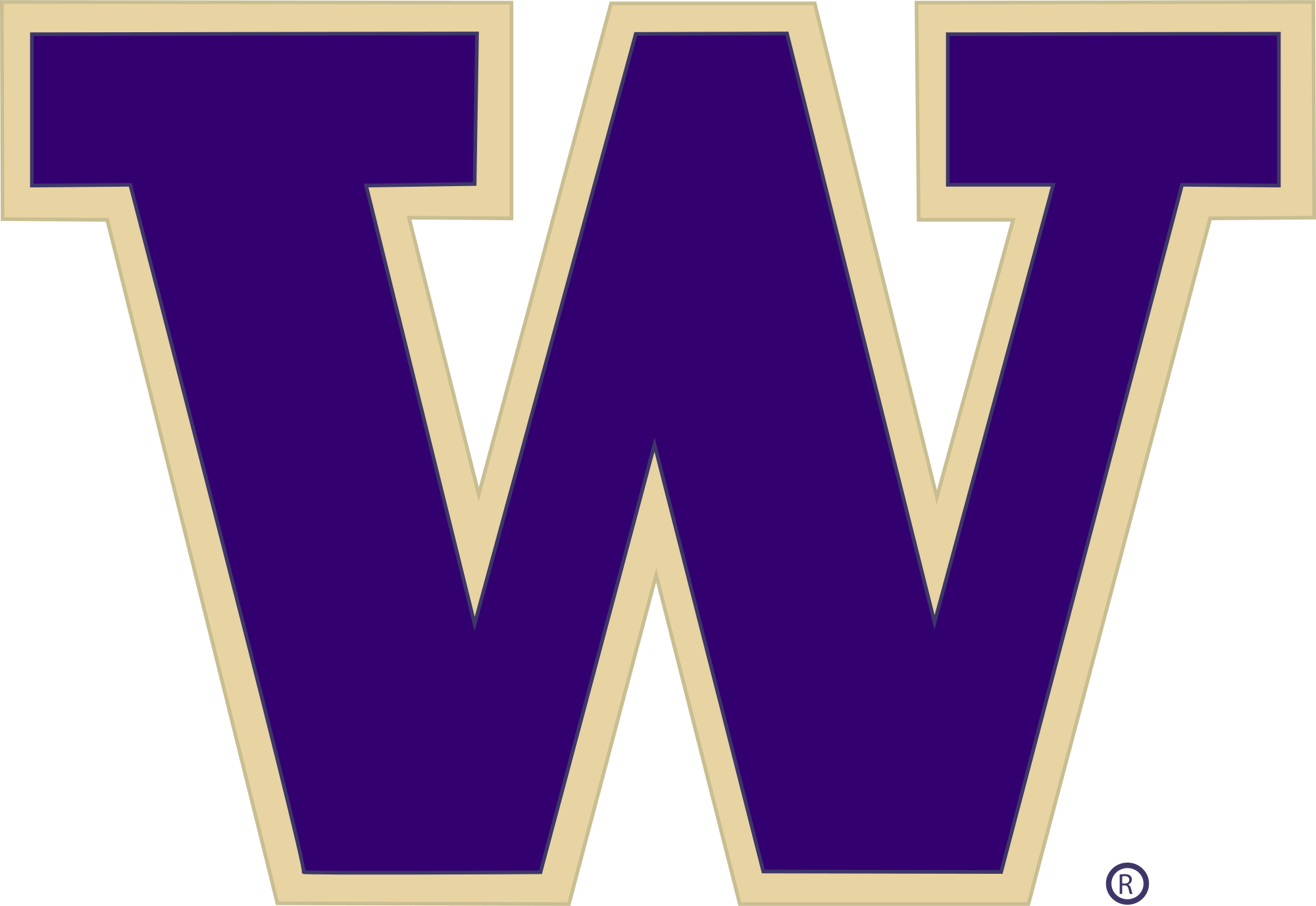 Open - University Of Washington Logo (2000x1378), Png Download