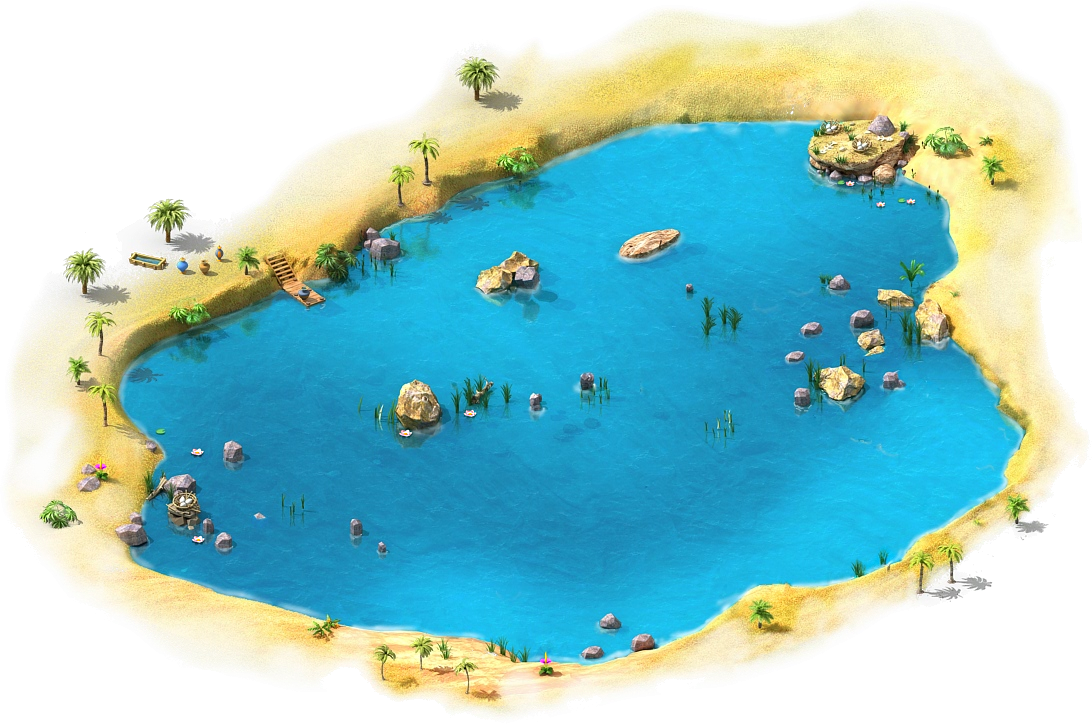 Grape Bridge Oasis - Transparent Oasis Png Files (1092x724), Png Download