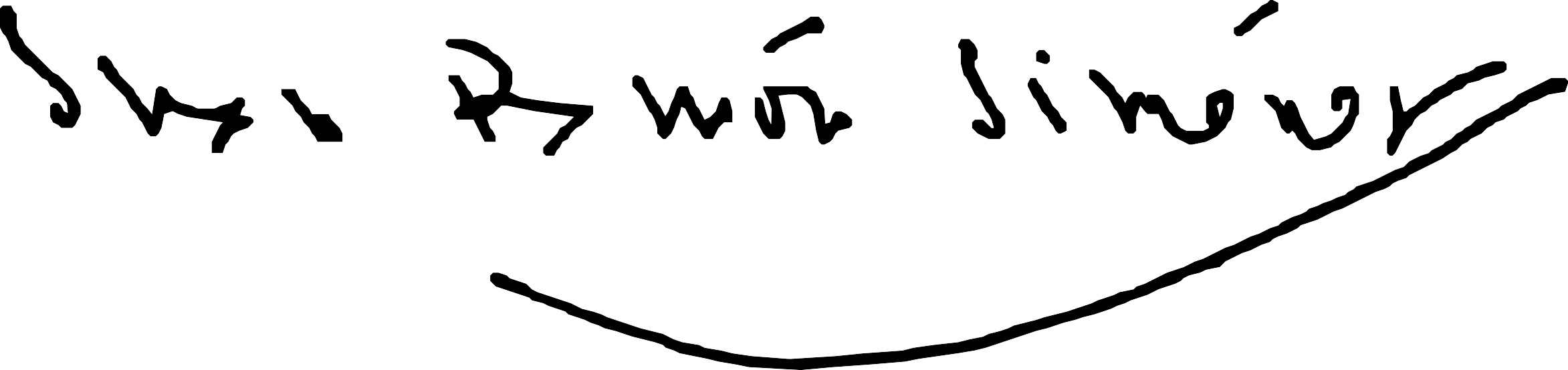 Juan Ramón Jiménez - Juan Ramon Jimenez Firma (2345x554), Png Download