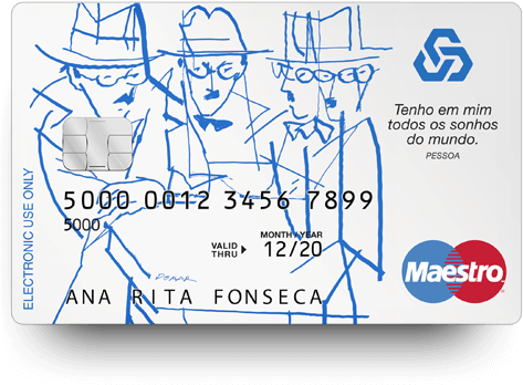 Caixautomática Maestro Debit Card - Maestro (480x380), Png Download