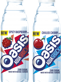 Oasis Aquashock Spicy Raspberry (620x330), Png Download