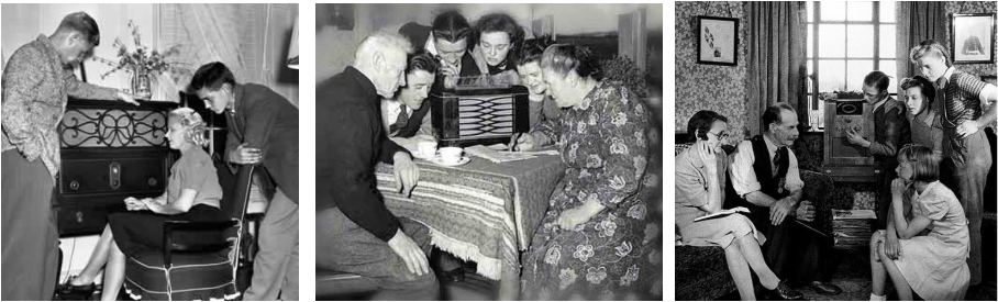 American's Listening To The Fireside Chats - Listening To Fdr Fireside Chats (908x275), Png Download