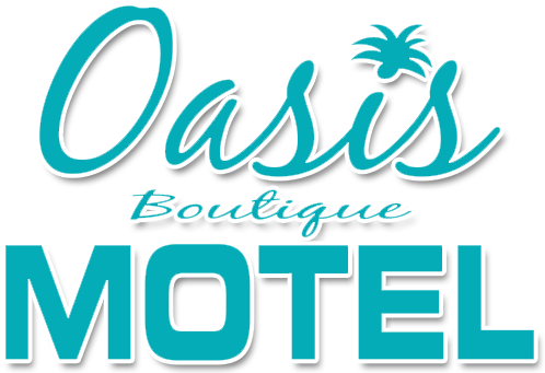 Oasis Boutique Motel Logo - Graphic Design (636x341), Png Download