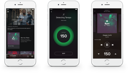 Spotify Welcomes Videos, Podcasts, And New Streaming - Iphone Spotify (500x276), Png Download