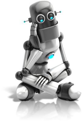Shopify Stores - Sad Robot - Shopify (300x400), Png Download