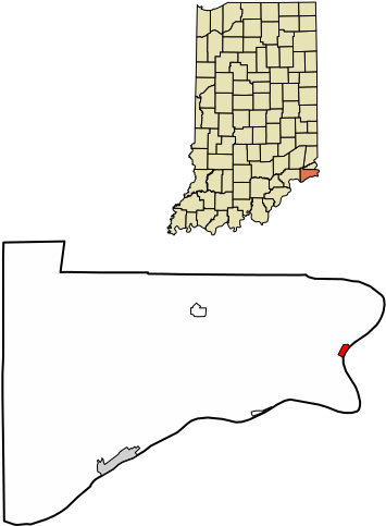 Switzerland County Indiana Incorporated And Unincorporated - County Indiana (374x502), Png Download