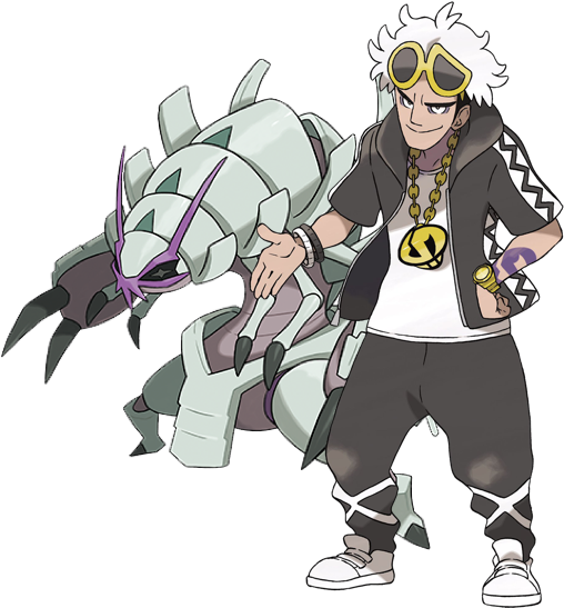 Guzma - Pokemon Sun And Moon Golisopod (524x555), Png Download