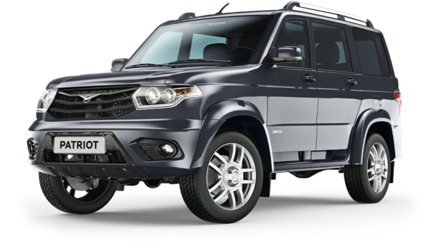 Dark Gray Metallic - Uaz Patriot (596x365), Png Download