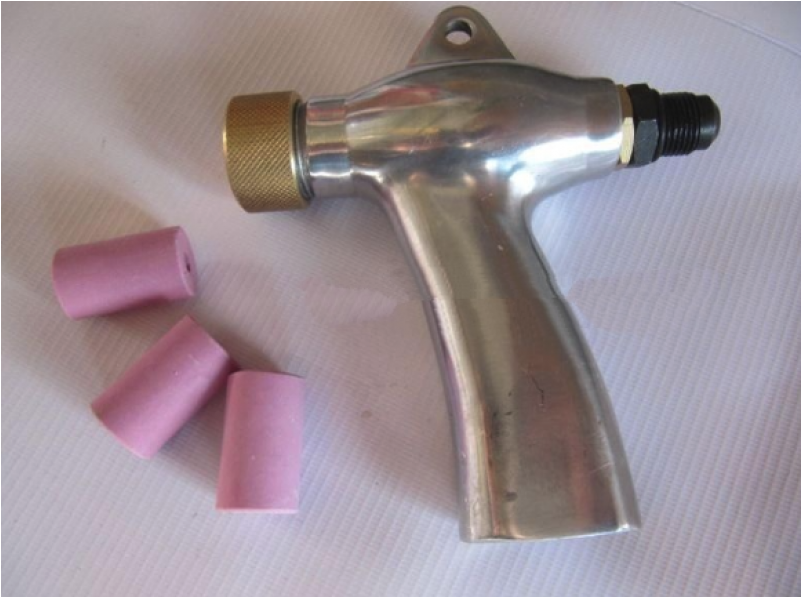 Sand Blasting Gun With 4 Nozzles For Sbc990 Blast Cabinet - Abrasive Blasting (800x800), Png Download