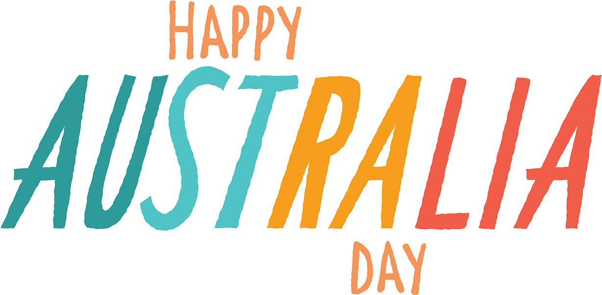 Happy Australia Day Typography, G'day Mate Typography, - Graphic Design (1400x1400), Png Download